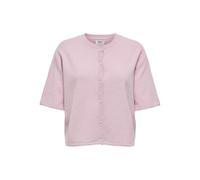 ONLY Neck Onltilda S/S-Cardigan à col Rond KNT, Pale Mauve, Taille M Femme, Pales Mauve, M