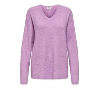 Only Neck Pullover Onlcamilla Col en V L/S Jersey KNT Noos, Mauve Orchidée, L pour Femme, Mauve orchidée, L