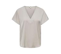 ONLY Neck Top WVN Onllucy Life SS Haut en Satin à col en V, Bleu Sarcelle, XL Femmes
