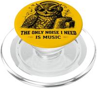Only Noise I Need is Music Owl Lover PopSockets PopGrip pour MagSafe