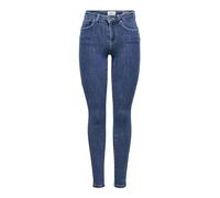 ONLY NOS Femme Onlpower Mid Push Up SK Jea Rea3223 Noos Jean Skinny Not Applicable, Bleu (Dark Blue Denim Dark Blue Denim), 40 /L30 (Taille Fabricant: Large)