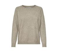 ONLY NOS ONLLESLY Kings L/S Pullover KNT Noos Pull, Multicolore (Beige Detail: W. Melange), Small Femme