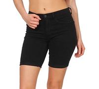 ONLY NOS Onlrain Mid Long Shorts Black Cry6060, Short Femme, Noir (Black Black), 36 (Taille Fabricant: X-Small)