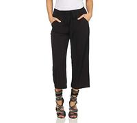 Pantalons Only Winner Palazzo Culotte Woven - ONLY - Femme - Noir - Large - Taille standard 38