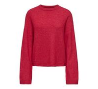 ONLY O-Neck Pullover Onlsimoni L/S Pull à col Rond KNT Noos, True Red, M Femme