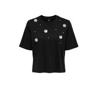 ONLY O-Neck Top JRS Onlsilvia Life S/S Haut à col Rond Femme