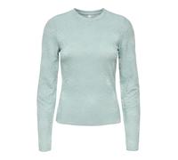 ONLY O-Neck Top JRS Onlvelma L/S Haut à col Rond, Côté Jade, L Femmes