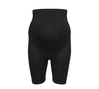 Only OLMHOPE Short sans Coutures pour Femme Taille Haute Coupe Normale sans Coutures, Noir, L-XL
