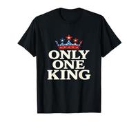 Only One King Bold Crown T-Shirt Graphique américain pour Homme T-Shirt