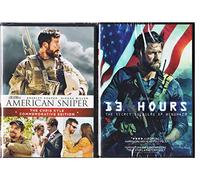 Only One Mission Secret Soldiers 13 Hours & American Sniper Double Feature 2-DVD Movie Bundle
