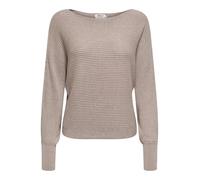 ONLY Onladaline L/S Short Pullo KNT Noos Pull en Tricot avec col Bateau, Satellite, S Femme