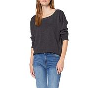 ONLY ONLALBA 3/4 Top JRS Noos T-Shirt, Gris (Dark Grey Mélange Dark Grey Mélange), Medium Femme