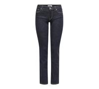 ONLY ONLALICIA REG Strt DNM CRO023 Noos Jeans, Dark Blue Denim, 28 W/32 L Femme