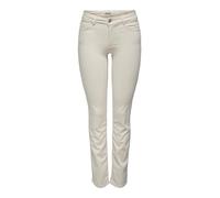 ONLY ONLALICIA REG Strt DNM DOT019 Noos Pantalon Jean, Ecru, 27 W/30 L Femme