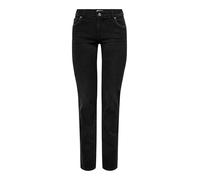 ONLY Onlalicia Reg Strt DNM Dot297 Noos Pantalon en Jean, Noir délavé, 27W x 32L Femme