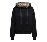 ONLY Onlalina Life Leo Detail Hood Box SWT, Noir, S