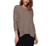 ONLY Onlamalia L/S col en V CC KNT Sweater, Walnut, M Femme
