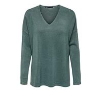 ONLY Onlamalia L/S V-Cou CC KNT Sweater, Baume Green, S Femme