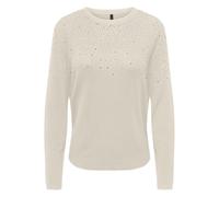 ONLY Onlanabella Ls Bling O-Neck KNT, Bouleau, S Femme