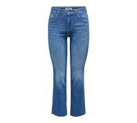 Only Onlann-Kenya MW CR AK Fla DNM Soo618noos Jean évasé, Denim Bleu médium, XS / 30L Femmes
