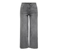 ONLY Onlann-Madison Hw Crop WD DNM Soo619Noos, Medium Grey Denim, L / 32L Femmes