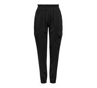 ONLY Onlaris Life Hw PB Cargo Pant CC WVN Pantalon, Noir, S x 32L Femmes