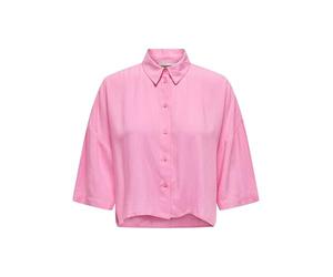 ONLY ONLASTRID Life 2/4 T-Shirt Cropped WVN, Rose Begonia., M