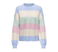 Pull en tricot pour femme ONLY avec col rond et manches longues, Épaules basses,