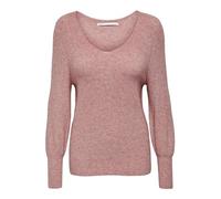 ONLY ONLATIA L/S V-Neck Cuff KNT Noos Sweater, Vieux Rose, L Femme