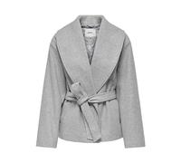 ONLY Onlaugusta Life OTW Manteau Court, Gris Clair chiné, L Femmes