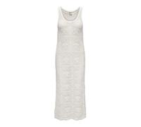 ONLY ONLBeach Robe Longue d'été sans Manches en Tricot pour Femme, Beige, M