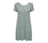 ONLY ONLBERA Back Lace UP S/S Dress JRS Noos Robe, Baume Green, M Femme