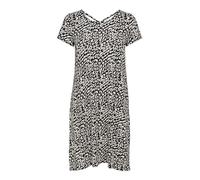 ONLY Onlbera Back Lace Up S/S Robe Jrs Noos Femme Robe, Noir-2, L