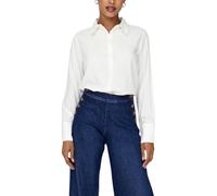 ONLY Onlberit L/S T-Shirt WVN Chemise, Blanche-Neige, XS Femme