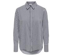 ONLY Chemisier 'ONLBerit' bleu marine / blanc, Taille XL