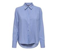 ONLY Onlberit Life L/S Shirt Noos WVN Col Chemise à Manches Longues pour Le Quotidien, Bonnet Bleu, XXL Femmes