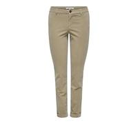 ONLY Onlbiana-Blair MW Cord Chino Pant TLR Pantalons, Teck Weathered, 42W / 32L Femme
