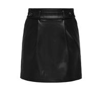 ONLY Onlbina BF OTW Jupe en Cuir synthétique, Noir, M Femmes