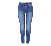 ONLY Onlblush Life Midsk Ankraw Rea12187 Noos, Jeans Femme, Denim Bleu Moyen, M/30