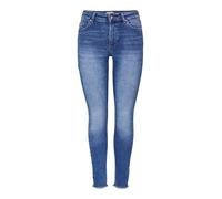 Only Onlblush Life Midsk Ankraw Rea12187 Noos, Jeans Femme, Denim Bleu Moyen, S/30