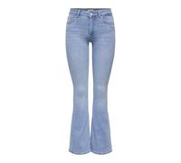 ONLY Jean Onlblush Mid Flared DNM TAI467 Femme Bleu Taille W28L30
