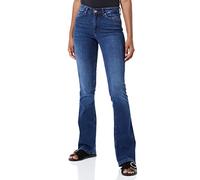 ONLY ONLBLUSH Mid Flared DNM TAI021 Noos, Jeans aux Femmes, Dark Blue Denim, M/30