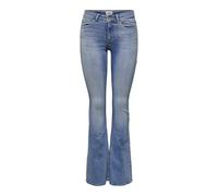 ONLY Onlblush Mid Flared DNM TAI467 Femme Jean Bleu W28L30
