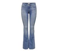 ONLY Onlblush Mid Flared DNM TAI467 Femme Jean Bleu W28L32