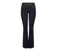 ONLY ONLBLUSH Mid Flared STAYBLUE DNM REA023 Jeans, Bleu foncé Denim, XL x 32L Femme