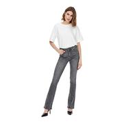 ONLY ONLBLUSH Mid Flared TAI0918 Noos Jeans, Denim Gris, L Femme
