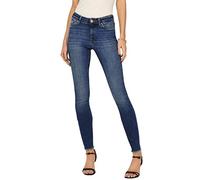 ONLY ONLBLUSH Mid SK ANK RAW DNM REA694 Noos, Jeans aux Femmes, Medium Blue Denim, S / 30L
