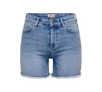 Only Onlblush Mid SK DNM Noos Short, Bleu, M