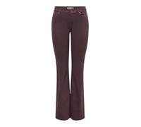 Only Onlblush PNT Noos Onlblush Pantalon de Couleur mi-évasée pour Femme PNT Noos, Marron, XL / 30L