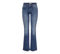 ONLY ONLBLUSH Taille Moyenne Flared Fit Jeans | Flared Fit, Casual, Température maximale 30°C programme normal